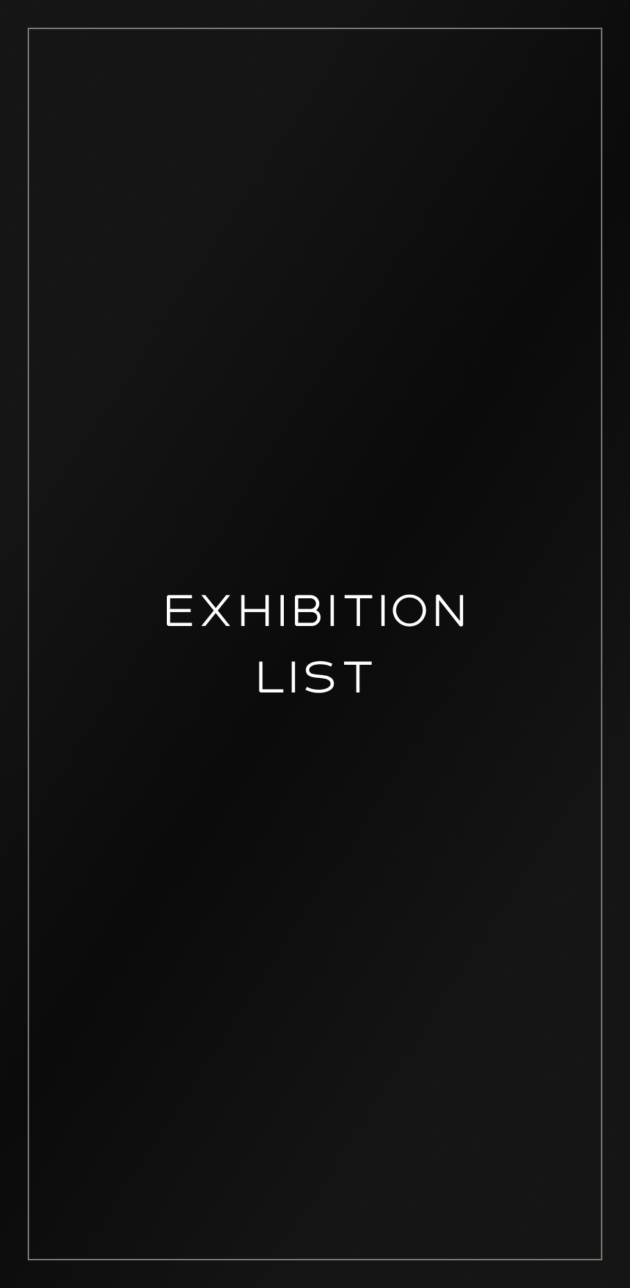 Надпись exposition list